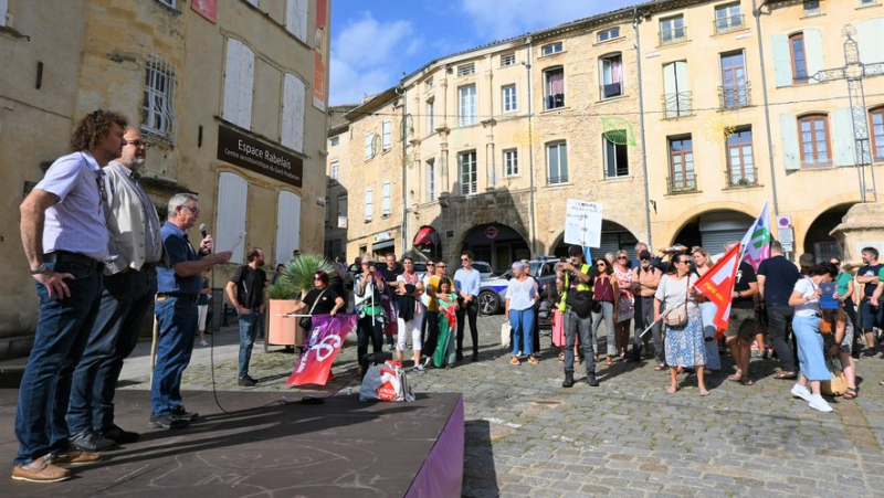 Around sixty demonstrators at Place Mallet in Bagnols "against Macron&#39;s coup": "we must remain mobilized!"