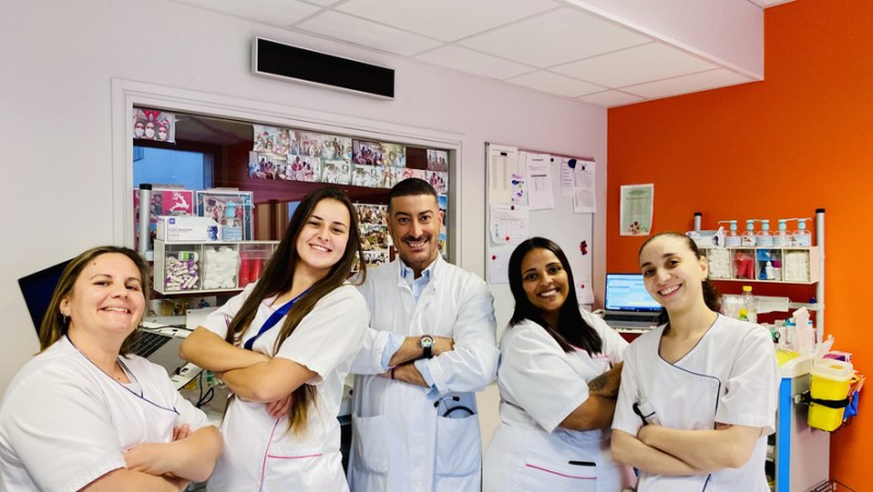 The teams of doctors and nurses at the cancer institute remain mobilized during the Christmas holidays
