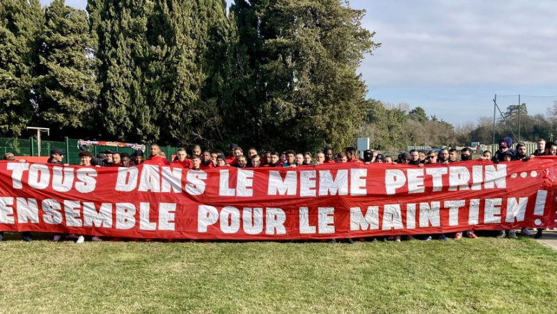 VIDEO. National: “We will always be behind you”, the message carried by Nîmes Olympique supporters at La Bastide