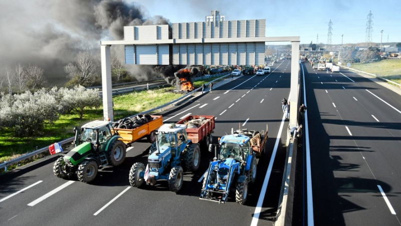 Anger of farmers: a thousand demonstrators from Gard surged onto the A9 motorway in Nîmes West