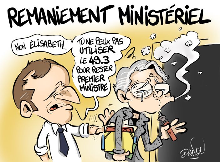 Ministerial reshuffle: discover Dadou’s drawing of the week