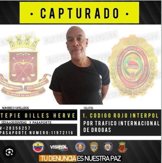 Tracked by Interpol, a French drug trafficker was arrested in Venezuela
