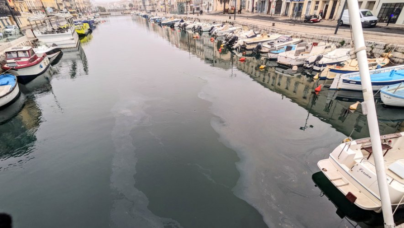 Pollution dans le canal de Sète : la nappe d'hydrocarbure présente pour le troisième jour consécutif