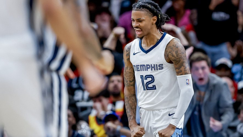 NBA. Season ended for Ja Morant (Memphis), victim of a shoulder injury