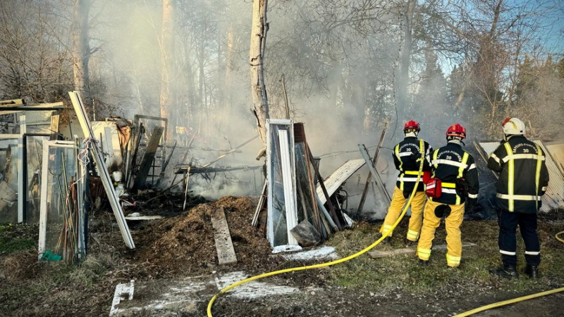 Les pompiers sont intervenus pour neutraliser un feu de détritus à Saint-Laurent-des-Arbres