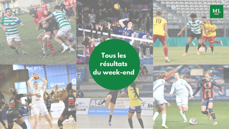 Football, rugby, handball, basketball, volleyball: amateurs and professionals, find all the results from this weekend of January 26-28