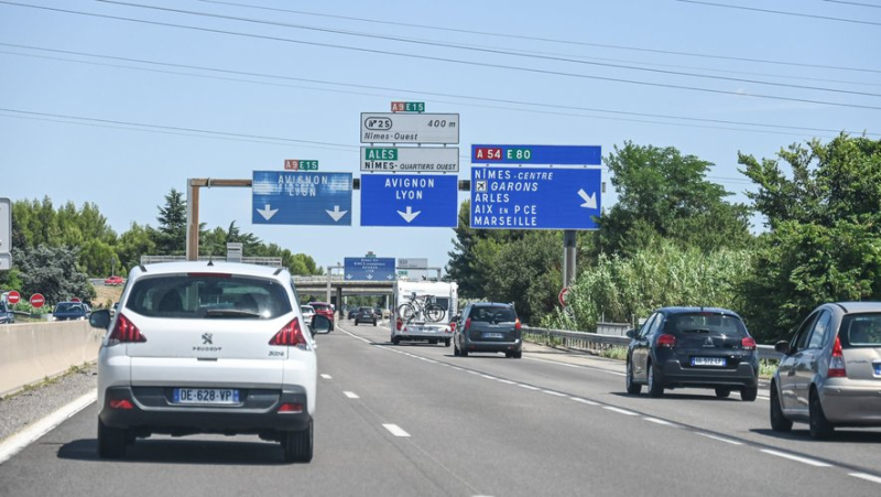 The A54 motorway cut in Nîmes-Garons and Arles after an accident involving several vehicles