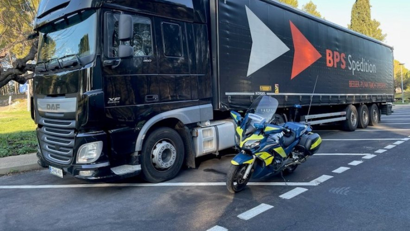 A truck driver who stole from his colleagues arrested by the gendarmes of the Grand-Gallargues motorway platoon