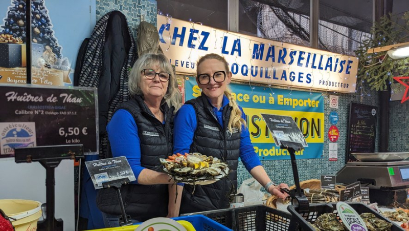 A positive outcome for the sale of oysters from the Etang de Thau at the Halles de Sète for the holidays