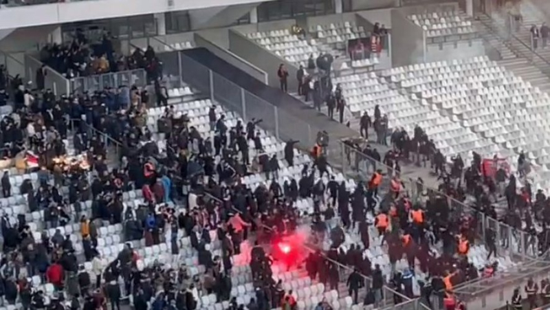 VIDEO. General brawl in the stands of the Matmut Atlantique stadium: the kick-off of the Coupe de France match between Bordeaux and Nice delayed