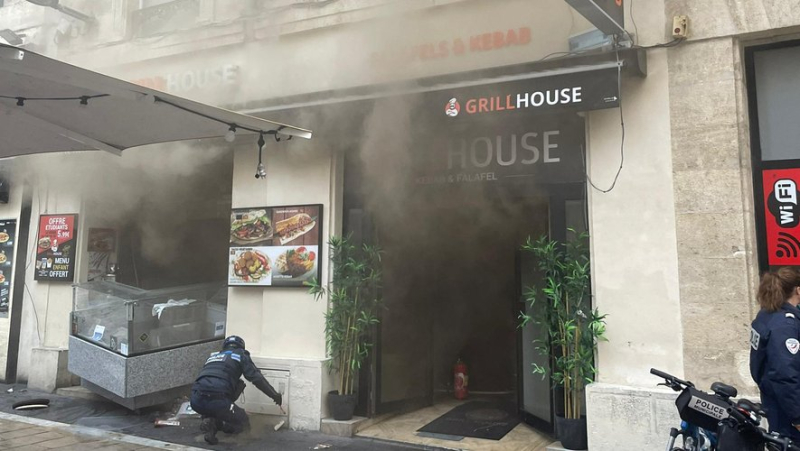 Fryer fire in a downtown restaurant in Montpellier: the building evacuated, firefighters on site