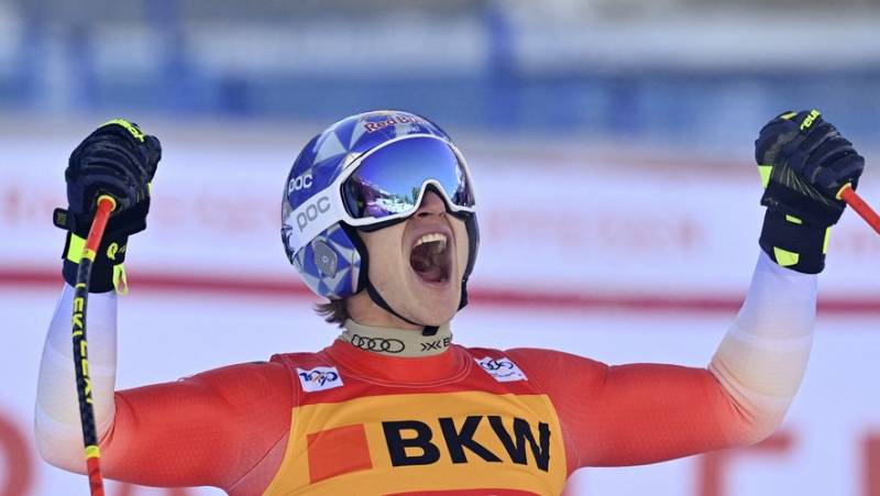 Skiing: Marco Odermatt wins his first World Cup descent in Wengen, Cyprien Sarrazin 2nd