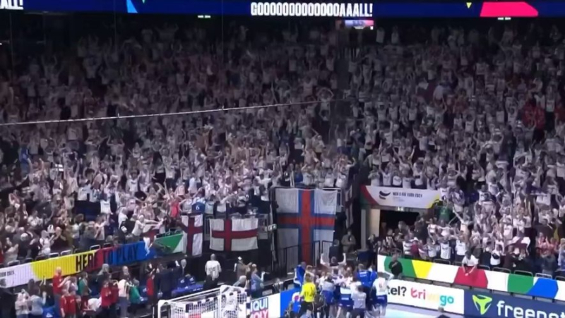 VIDEOS. Euro 2024 handball: madness in the stands after the historic draw of the Faroe Islands against Norway won at the last second