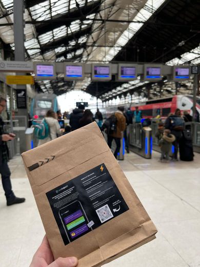 A tip to save money: what if you optimized the price of your train journeys... by delivering parcels