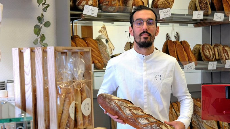 Clément Fillet, the baker from Cébazan, does not regret becoming his own boss