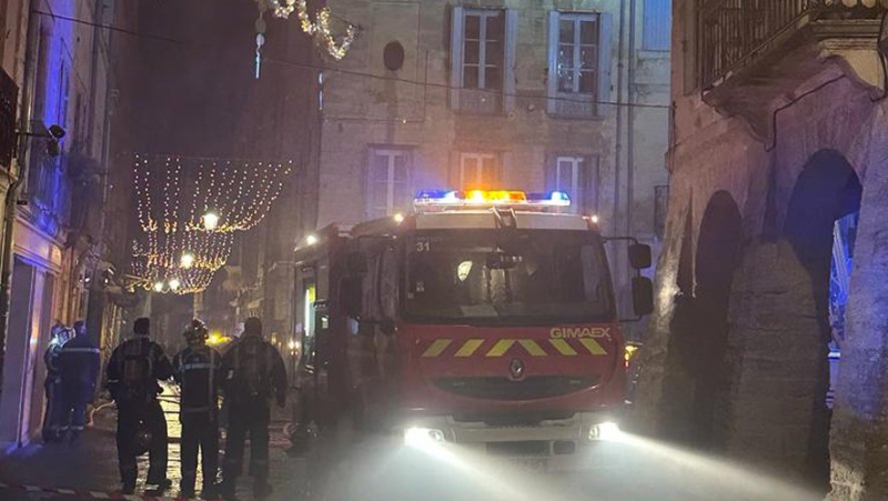 Un feu d'appartement impressionnant en plein centre d'Uzès, dans le Gard