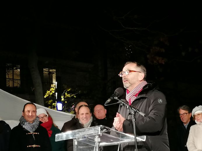 Mayor Robert Ménard presented his wishes to the residents of Biterrois and pledged to “protect the most fragile”