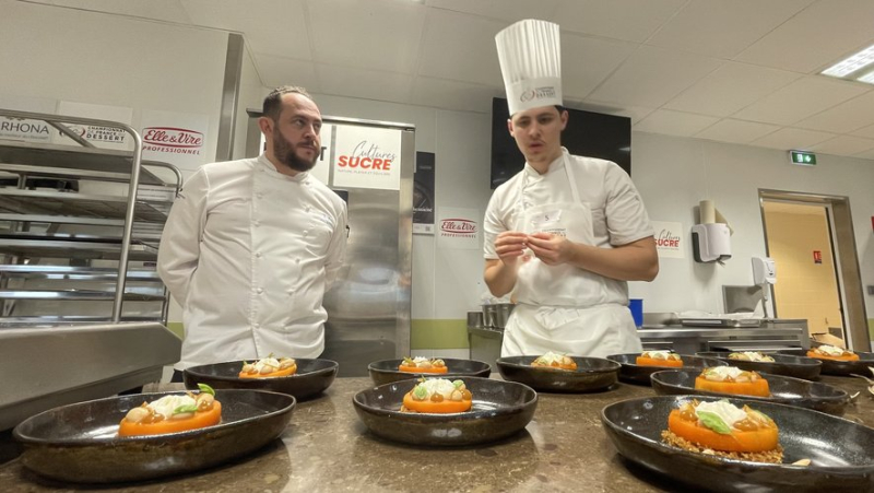 Chef Nicolas Fontaine, president of the 50th edition of the French dessert championship