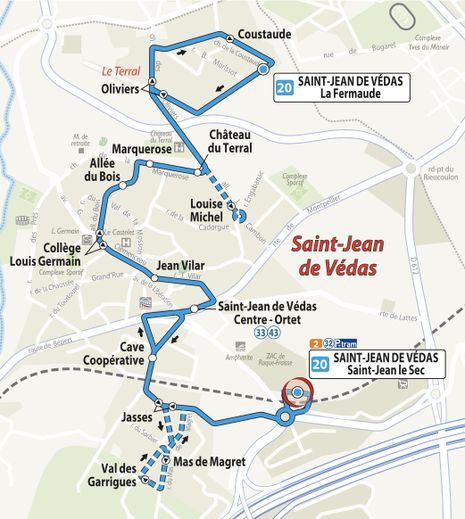 Reinforced bus line 15: all changes to the network in Montpellier from this Monday