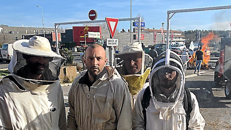 Angry farmers: Rudy, beekeeper in Bassan, and his colleagues, “we have nothing to eat!”