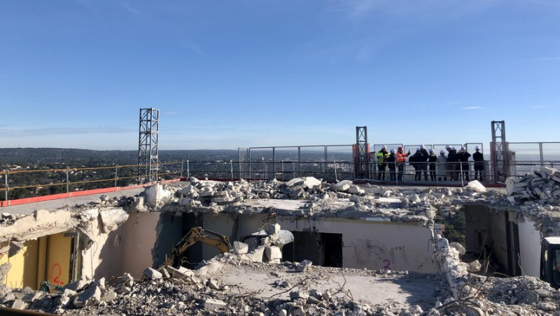 Rénovation urbaine à Nîmes : démolition de la tour Avogadro acte II, c'est parti !