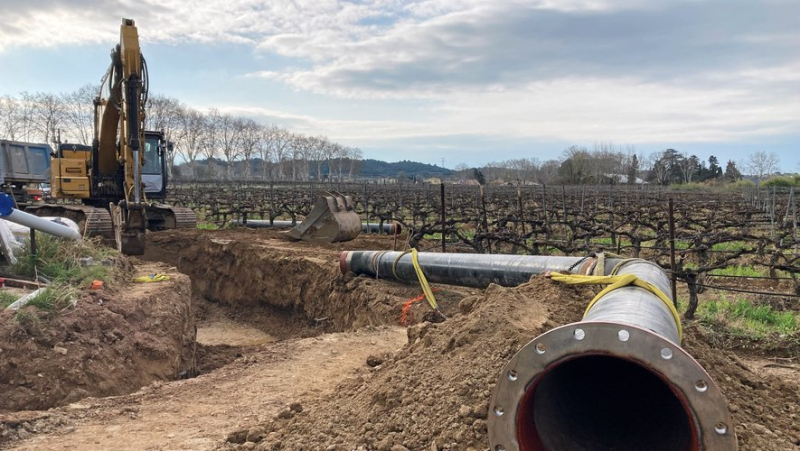 Irrigation: the BRL construction site is in full swing in the Hérault Valley