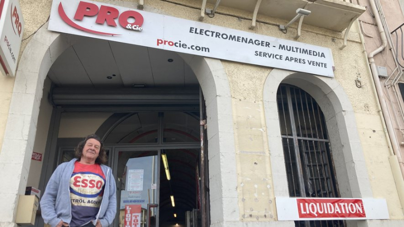 After 34 years of good service in Sète, Thierry Audiot closes his household appliances store