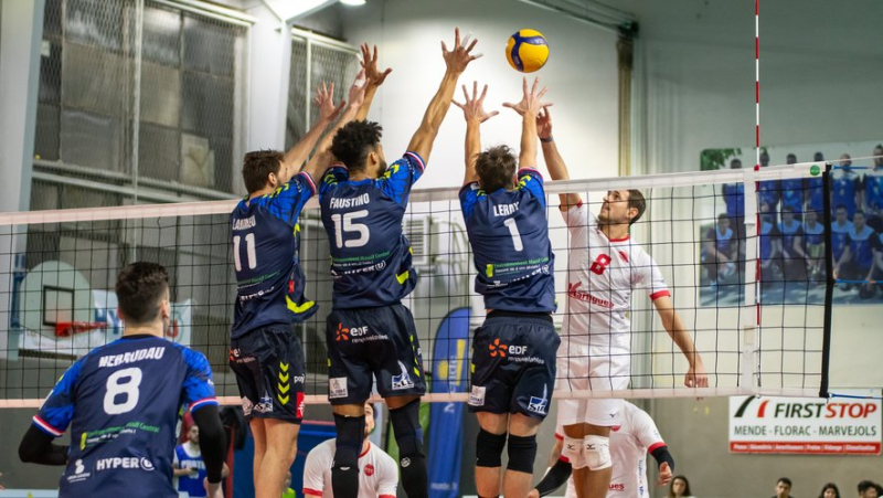 Mende Volley Lozère loses against Martigues and remains stuck in eighth place