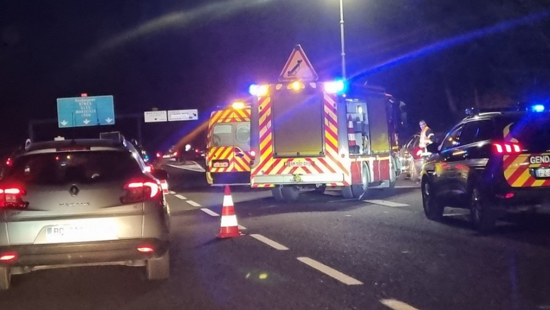 Accident de la circulation sur l'autoroute A709 à Montpellier : plus de trois kilomètres de bouchons