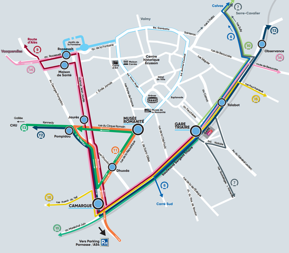 À l'occasion du Nîmes Urban Trail le réseau Tango modifie son trafic en centre-ville, ce dimanche 18 février