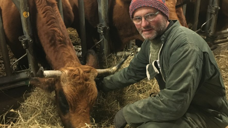 On his Clé des Champs farm, Bruno and Valérie Molines raise sheep and cows for their meat