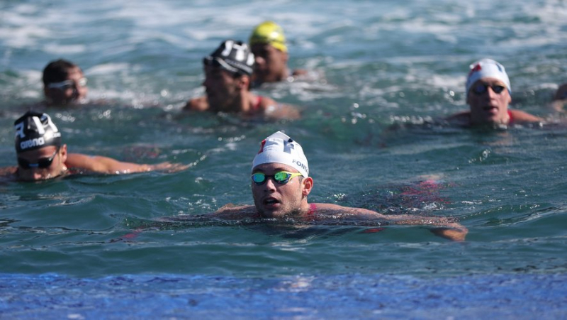 Open water: Logan Fontaine world champion in the 5 km in Doha, Marc-Antoine Olivier in silver
