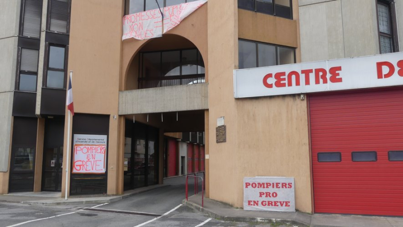 Les pompiers de Saint-Affrique ont rejoint le mouvement de grève