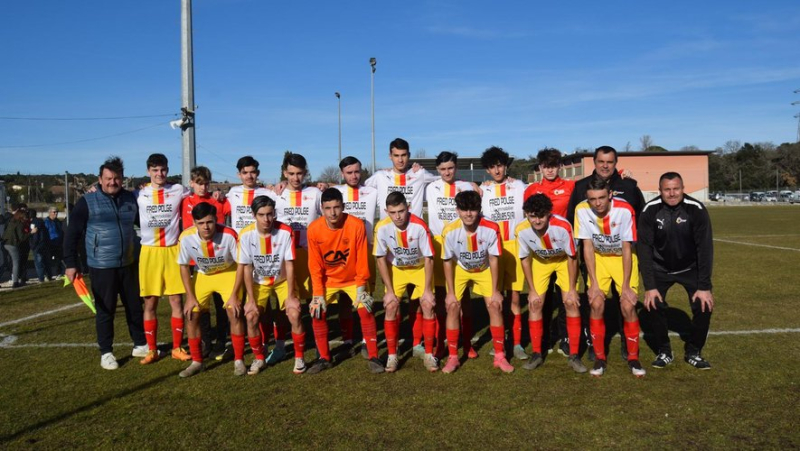 U17 footballers qualified for the Occitanie Cup