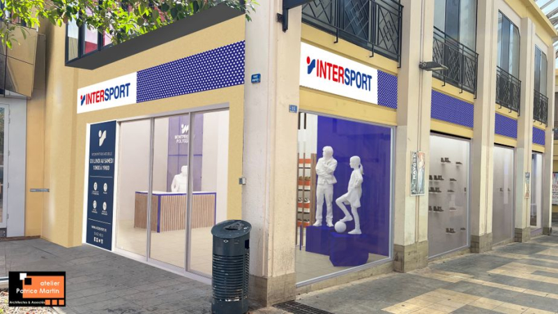 Intersport will officially make its mark on the Polygone square at the start of the summer