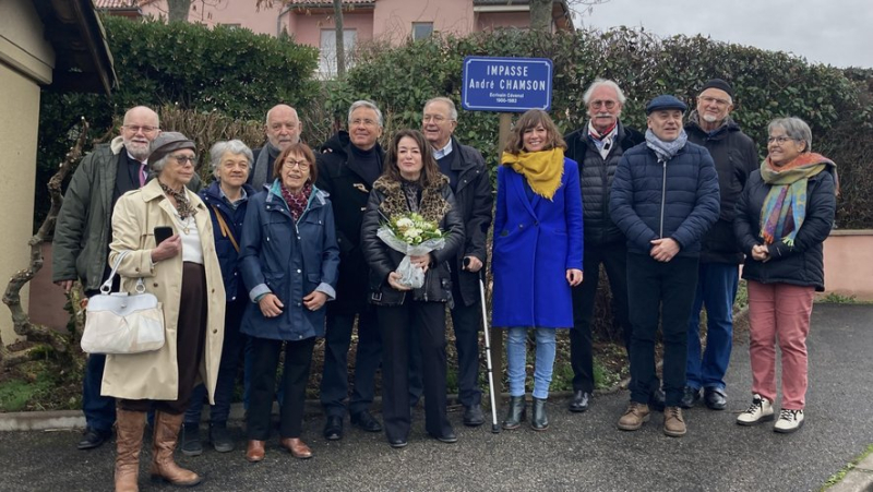 The memory of the Cévennes writer André Chamson celebrated in a garden on the heights of Millau