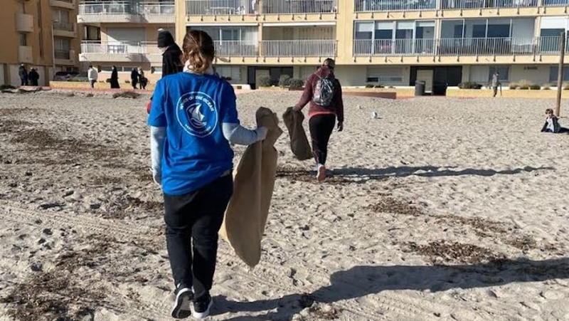 Collecting waste and raising public awareness about coastal protection: the project of six students in Palavas-les-Flots