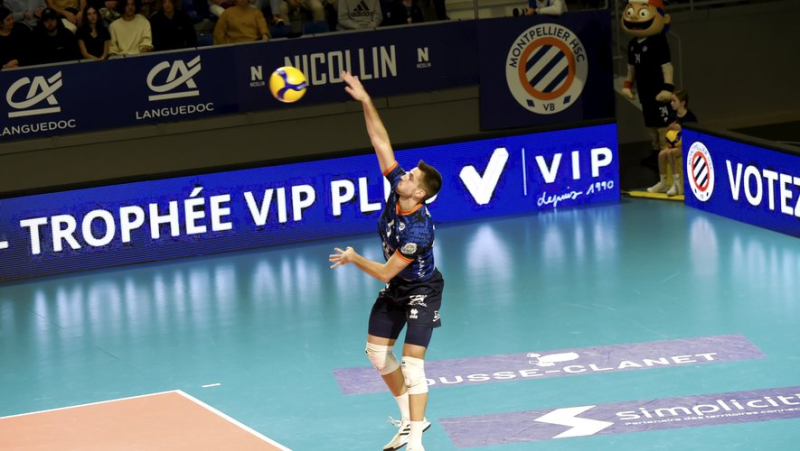 Volley-ball : “En play-offs, tout sera possible” estime le joueur allemand de Montpellier Moritz Reichert
