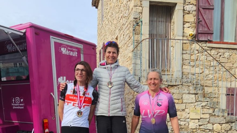 The Lunel Vélo Passion Pink team shone on the Tour de l’Hortus