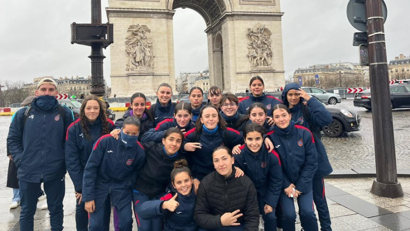 A great first for the female hopes of Béziers football