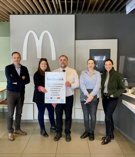Le McDonald's de Béziers Courondelle recrute ses futurs salariés en situation de handicap