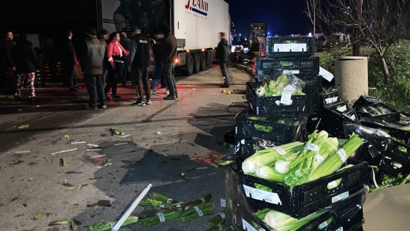 Hérault : les agriculteurs maintiennent la pression, une nouvelle opération était organisée mardi à Clermont