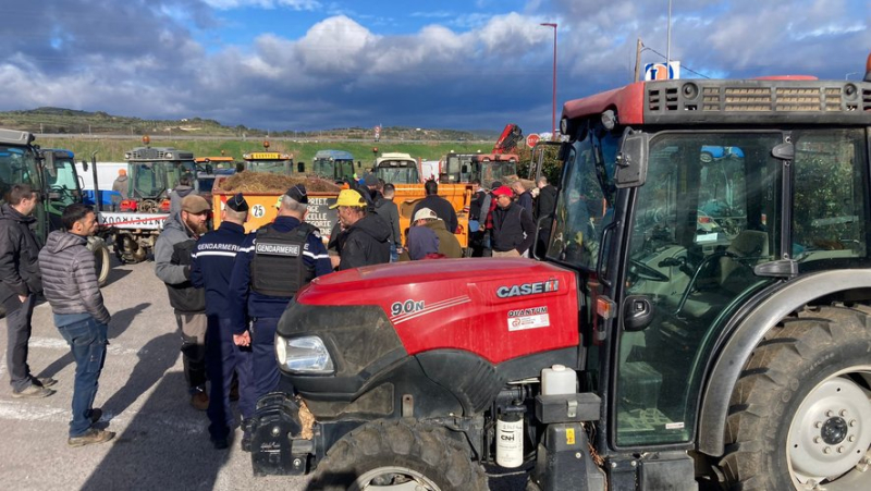 Operation snail on the A75: a new action by farmers in Clermont-l’Hérault
