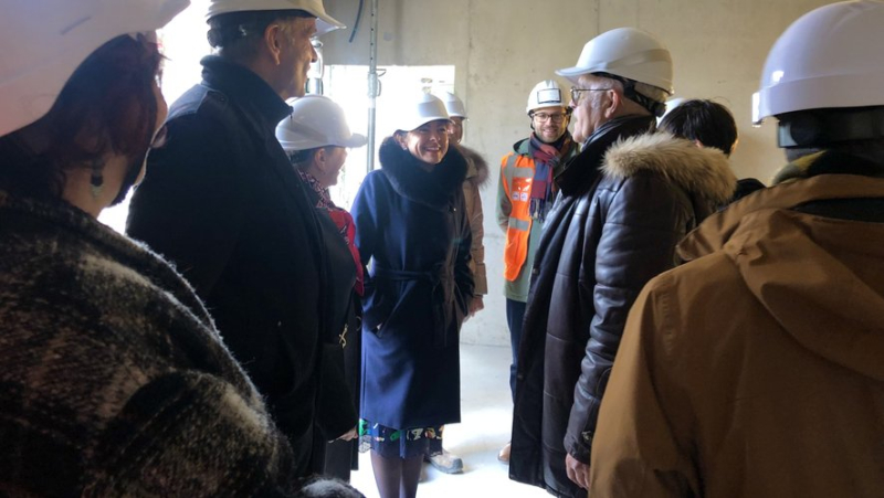 Health: Carole Delga visiting the construction site of the future Autonomy Health Center in Lattes