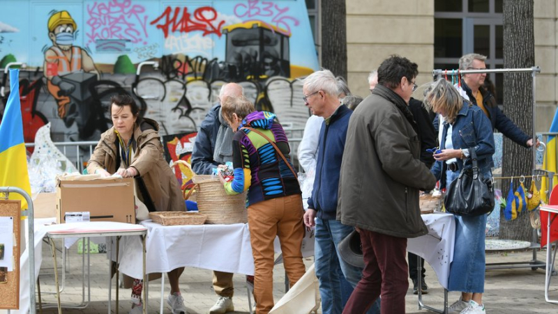 A day of solidarity with Ukraine at the Easter market in Montpellier this Saturday