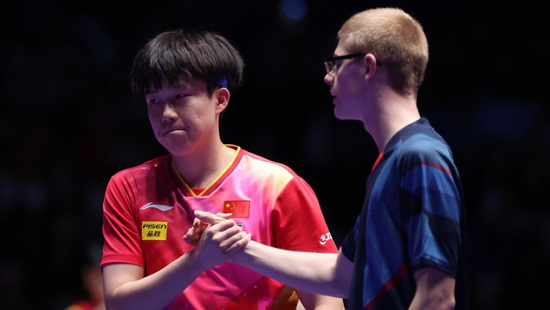 VIDEO. Table tennis: the Chinese world number 2 was too strong for Félix Lebrun who stops in the semi-final at the Singapore Smash