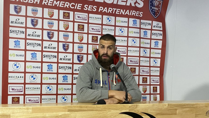 "Nous avons à cœur de faire une grosse prestation", affirme Clément Bitz, 2e ligne de Béziers avant le match à Dax