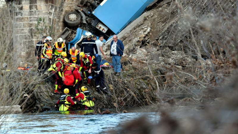 “He saw the bridge collapse as he reached it”: in Chamborigaud in the Cévennes, the astonishment after the collapse of the bridge which took away a truck