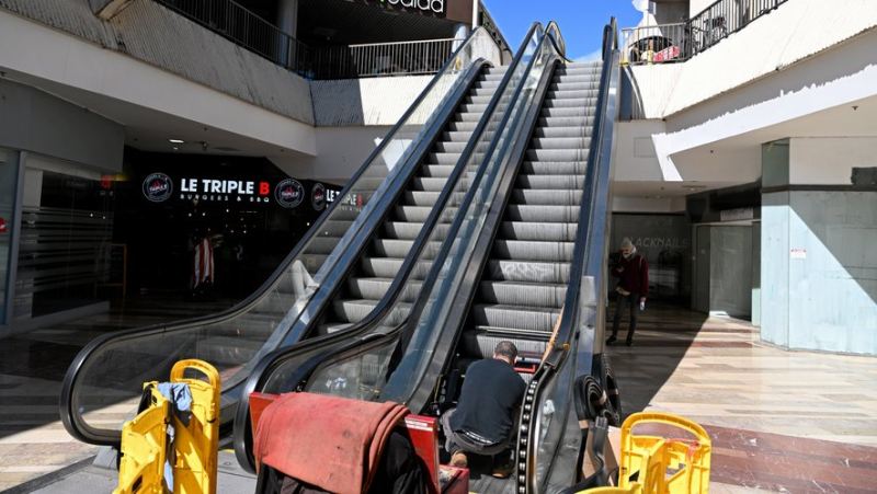 Soon brand new escalators at the Triangle, in Montpellier