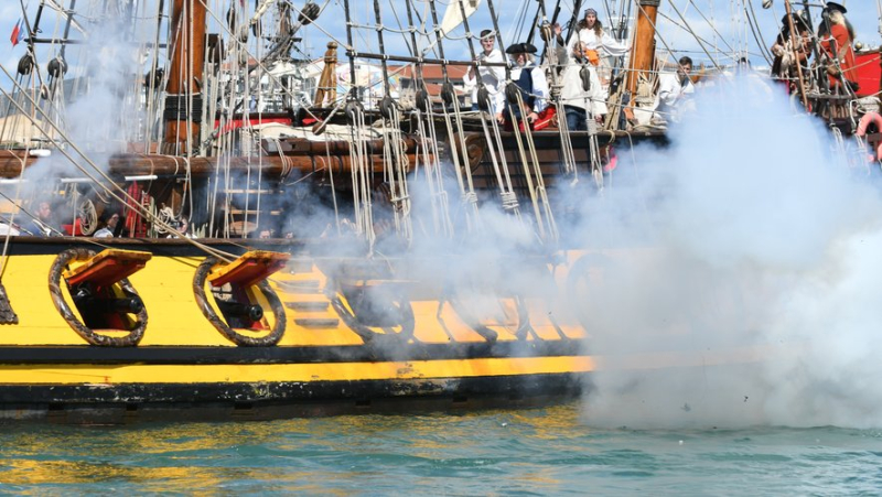 Stopover in Sète 2024: pirates, cannonballs, rifle fire... at the heart of the naval battle!